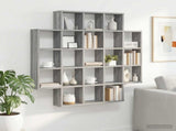 Wall Shelf Grey Sonoma 100 x 13 x 100 cm Engineered Wood 8012249