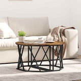 Coffee Table Smoked Oak 80 x 80 x 42 cm 868251
