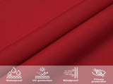 Sunshade Sail Oxford Fabric Square 6x6 m Red 135637