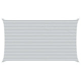 Sun Shade Sail Light Grey and White 7 x 4 m 42031132
