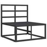 Outdoor Furniture Black and Anthracite 70 x 71.5 x 71 cm Metal 42008021