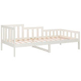 Day Bed without Mattress White 90x200 cm Solid Wood Pine 820727