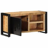 TV Cabinet 80x30x40 cm Solid Rough Wood Mango 4013587