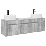 Bathroom Cabinet Set 3 pcs Concrete Grey 49 x 44.5 x 65 cm 3405750