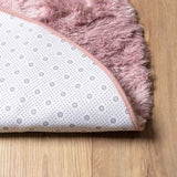 Shaggy Rug High Pile NAVARRA Dusty Pink 200x200 cm Polyester 4102921
