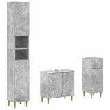3 Piece Bathroom Cabinet Set ARNHEM Engineered Wood 3417849