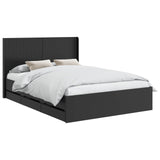 Bed Frame with Storage and Headboard Black 160 x 200 cm 3413930