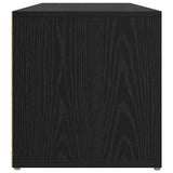 TV Cabinet Set Black 72 x 35 x 37 cm Engineered Wood 875098