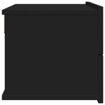 Bedside Cabinets 2 pcs Black 40x30x30 cm Engineered Wood 801056