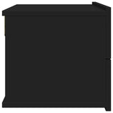 Bedside Cabinets 2 pcs Black 40x30x30 cm Engineered Wood 801056