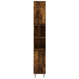3 Piece Bathroom Furniture Set Smoked Oak Engineered Wood 3190226