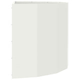 Planter White 90 x 45 x 50 cm Steel 883711