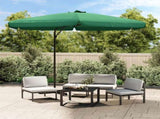 Garden Parasol with Steel Pole 300 cm Green 47312