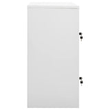 336432 Locker Cabinet Light Grey 90x45x92,5 cm Steel