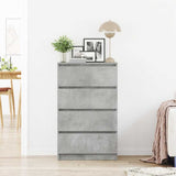 Sideboard Concrete Grey 60x35x98.5 cm Engineered Wood 800535
