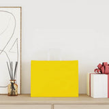 Paper Bags 250 pcs with Handles Yellow 32x17x25 cm 4102013