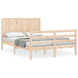 Bed Frame without Mattress Small Double Solid Wood 3194476