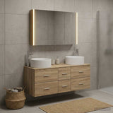 Bathroom Furniture Set 4 pcs Sonoma Oak 3407105