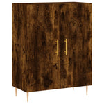 Highboard Smoked Oak 69.5x34x180 cm Engineered Wood 3198206