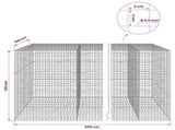 Gabion with 3.5 mm Wire and 5x5 cm Mesh 650x100x150 cm 3462463