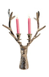 Stag 2 Piece Dinner Candle Holder 50cm S-CH6377