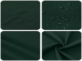 Table Cloth 5 pcs Rectangular Dark Green 110 x 160 cm Polyester 42040193