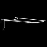 Manual Retractable Awning with LED Anthracite&White 300x250 cm 3215779
