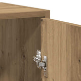 Bathroom Sink Cabinet Artisan Oak 60x33x60 cm Engineered Wood 856040