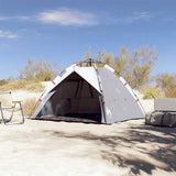 Beach Tent 3-Person Grey Quick Release Waterproof 4005316