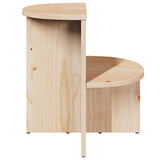 Coffee Table Natural 50 x 40 x 50 cm Solid pine wood 873526