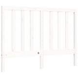 Bed Frame without Mattress White Small Double Solid Wood Pine 3193762