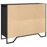 Sideboard Black 97x32.5x74.5 cm Engineered Wood 848559