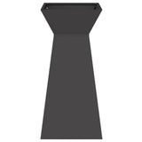 Pillar Planter 2 pcs Black 35 x 35 x 73 cm 873839
