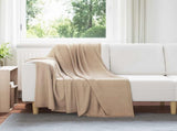 Throw Blankets 24 pcs Camel 170 x 130 cm Fleece 42017089