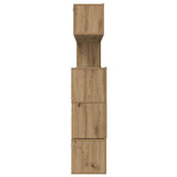 TV Cabinet Set Wall-mounted 8 pcs Artisan Oak Engineered Wood 3393218