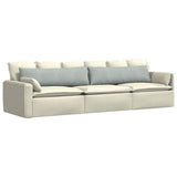 Sofa Pillows 2 pcs Light Grey 145 x 40 cm Corduroy Fabric 42013842