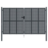 Garden Gate Anthracite 300x175 cm Steel 154569