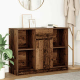 Sideboard with Drawer Old Wood 101x35x76 cm Engineered Wood 861569