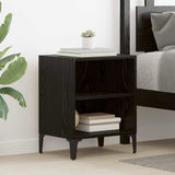 Bedside Cabinet 2 pcs Black Oak 40 x 30 x 50 cm Engineered Wood 875103