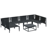 Garden Sofa Set Anthracite Steel 3378979
