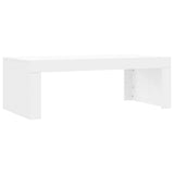 Coffee Table White 102x50x36 cm Engineered Wood 823366