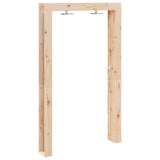 Outdoor Shower 226 cm Solid Pine Wood and Stainless Steel 886340
