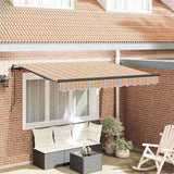 Retractable Awning Multicolour 250 x 200 cm Fabric 3329414