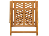 Garden Chair 8 pcs Brown 57 x 72 x 109 cm Solid Acacia Wood 3154136