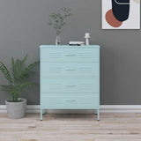 Chest of Drawers Mint 80x35x101.5 cm Steel 336203
