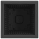 Square Flower Pot 24 pcs Black 43 x 43 x 33.5 cm Plastic 42020354