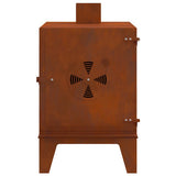 Camping Stove 35x50x60 cm Corten Steel 859841