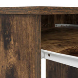 Desk Smoked Oak 86x49x76 cm Engineered Wood 861827