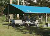Camping Tarp Blue 460x305x210 cm Waterproof 94689