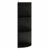 Corner Shelf 3-Tier 41.5 x 41.5 x 107.5 cm Engineered Wood 8016343